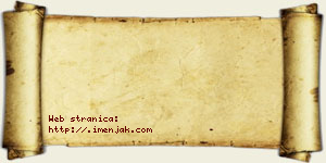 Veljko Tadić vizit kartica